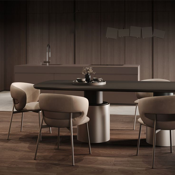 Bespoke dining room interior design at Black Oak furniture shop Delhi