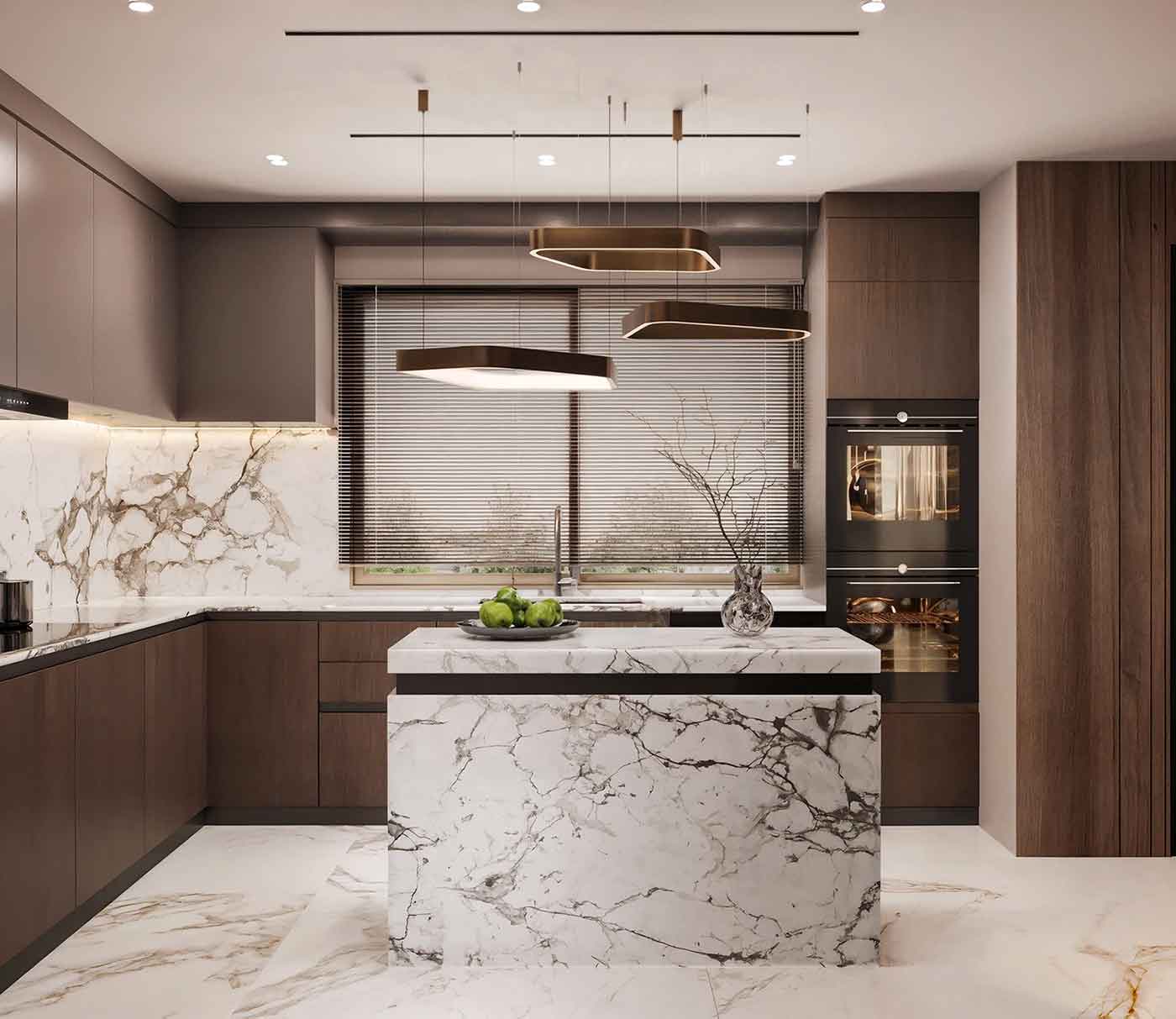 Luxury modular kitchen with premium finishes – Black Oak Delhi